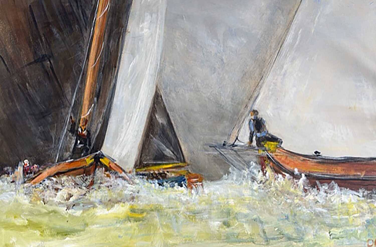250815 Akkrum Tsjerkepaad schilderij OlgadeGrootc PGAKkrum Nes