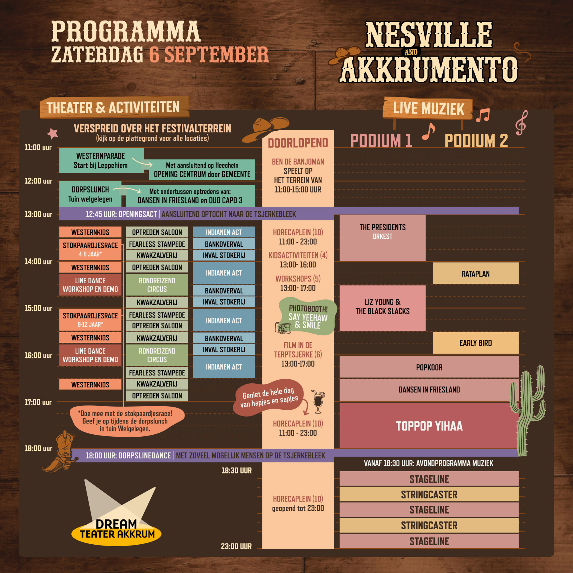 250830 Akkrum Westernfestival programma