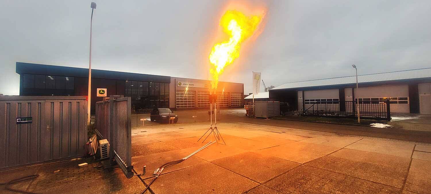 260127 Akkrum Tinq affakkelen lpg tank 1500