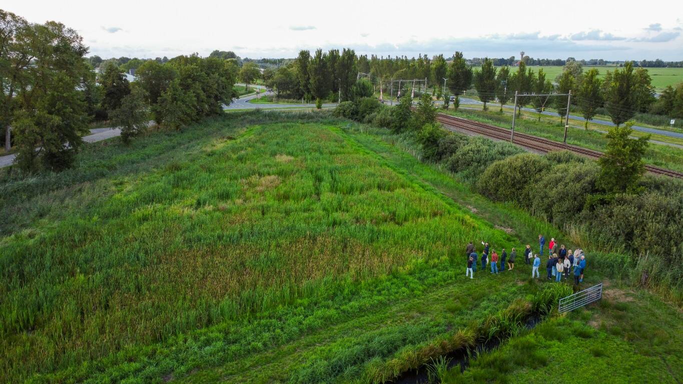 Tweede fietstocht langs projecten Akkrumer Goedland