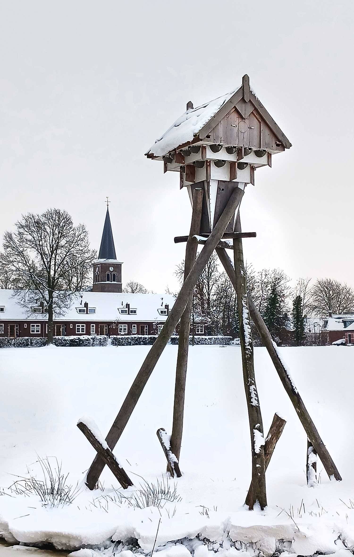 260107 Akkrum sneeuw HylkemasPole zwaluwentil GerdavanderLaan