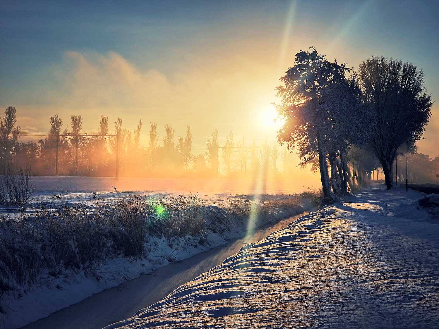 260107 Sneeuw zon HannekevanderLei