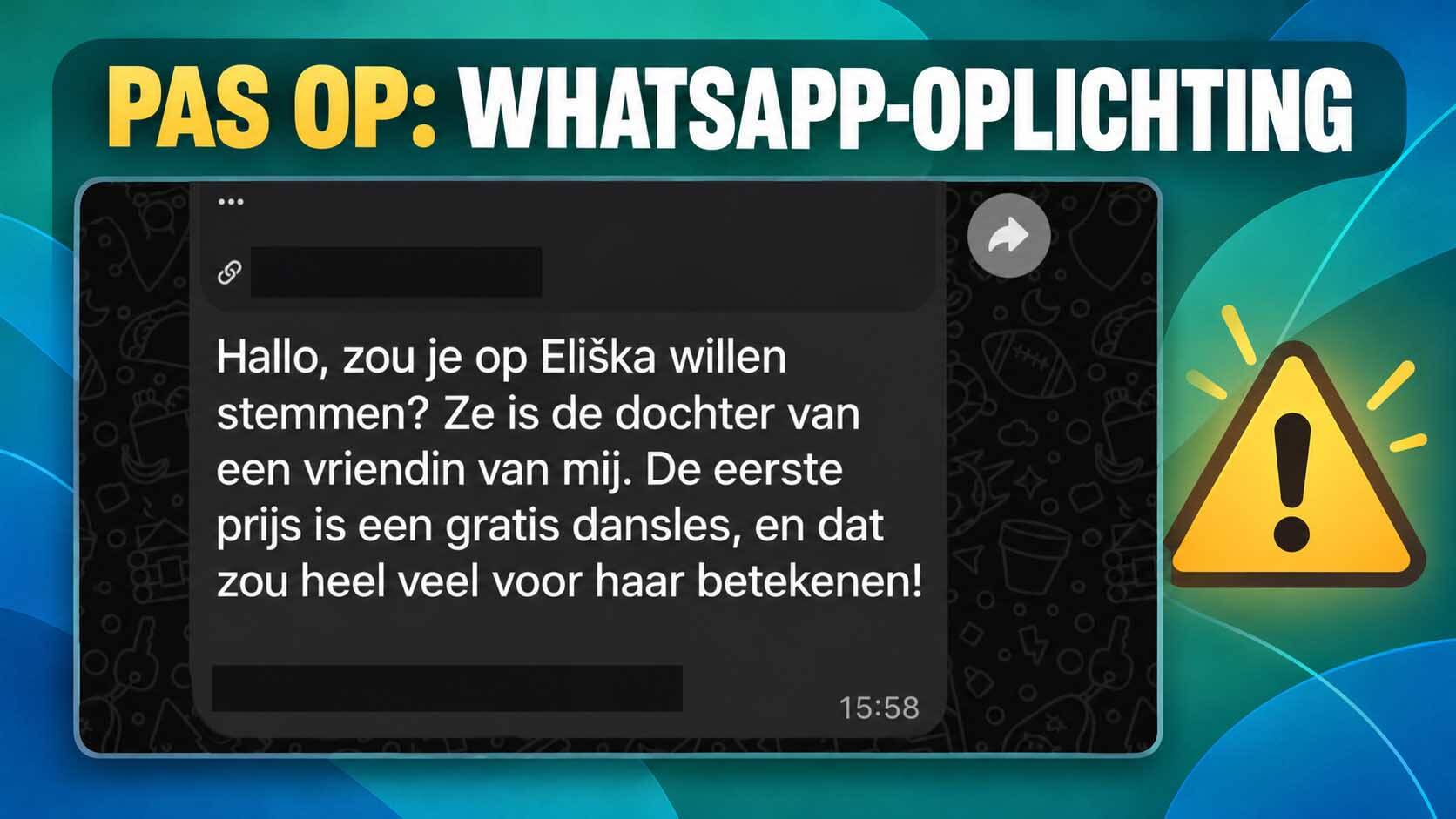 Misleidend WhatsApp-bericht bereikt ruim duizend contacten van inwoner