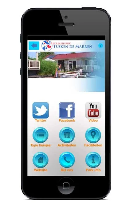 Recreatiepark Tusken de Marren introduceert eigen App
