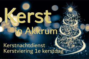 Uitzending kerstdiensten Akkrum op Youtube