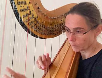 Bosk Akkrum woensdag: harpiste Kathelijne Schelfhout