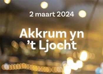 Avondwandeltocht met cultuur, kunst en licht in Akkrum