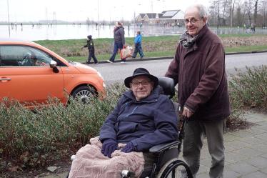 Schaatsfenomeen Sake Santema (94) overleden