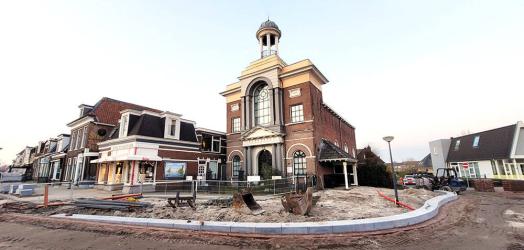 Andere route Palmsneinoptocht wegens werk in centrum Akkrum