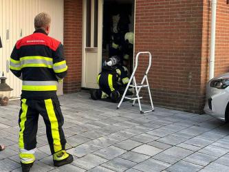 Gaslekkage aan buitenkant woning Akkrum