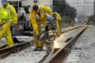 Werk aan spoor rond Akkrum in tweede week oktober 2024