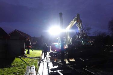 Nieuwe walbeschoeiing langs oude Boarn: 130 meter op dertien plekken