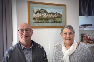 Aquarel van Coopersburg via Limburg naar Akkrum