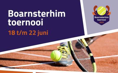 Tennistoernooi voor alle inwoners gemeente Boarnsterhim