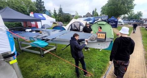 Duitse studenten ‘fertig’ voor Zonnebootrace 2025