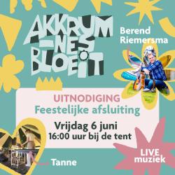 Feestelijke afsluiting Bloeiweek Akkrum-Nes met live-muziek