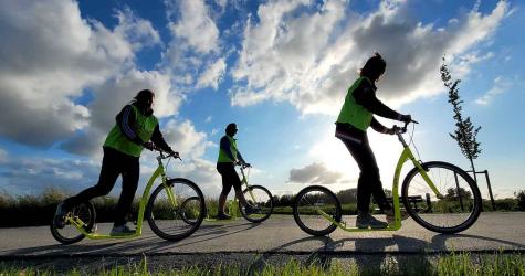 Step-workout langs de boorden van de Kromme Knilles