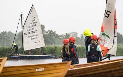 Zeilende zin hele zomer op Peanster Ie te zien