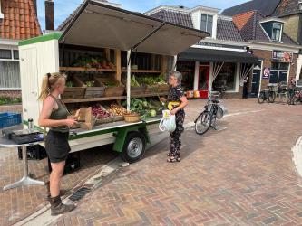 Terug op De Kleef: nieuwe groentekar voor Yn 'e Sinne Farm