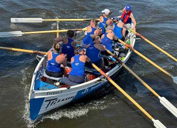 Akkrumer sloeproeiers sterk in Kameleonrace 2025