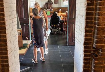 Grote toestroom bezoekers deze zomer Tsjerkepaad Akkrum