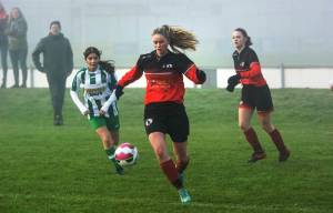 Sportclub Heerenveen-speelsters geven clinic in Akkrum