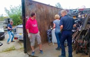 Oudijzeractie korfballers Mid-Fryslân weer in Akkrum-Nes