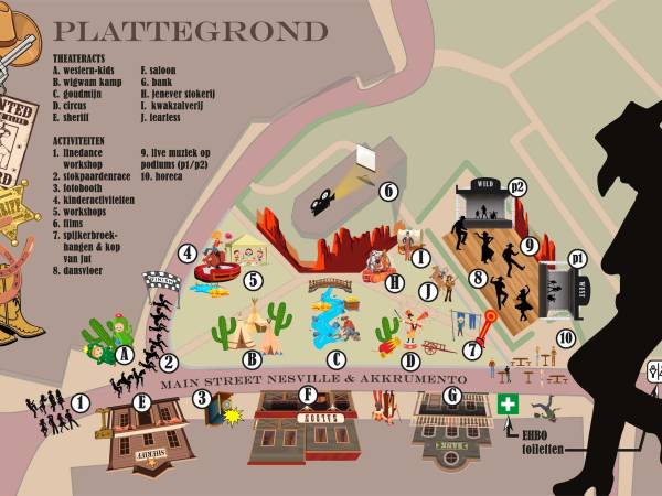 Westernfestival: het programma en de plattegrond