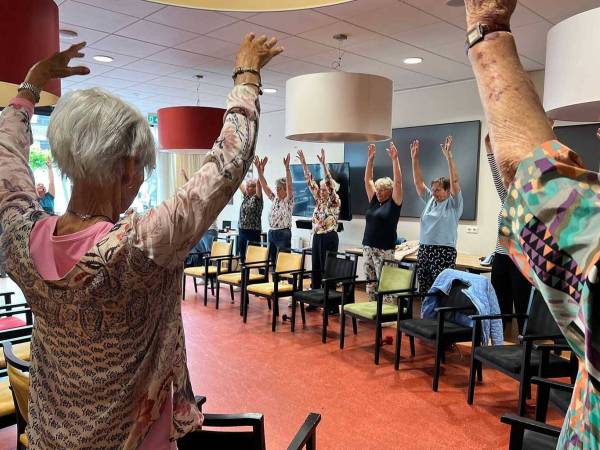 Heren laten het afweten bij ouderengym in Akkrum-Nes