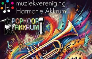 Gezamenlijk concert Popkoor Akkrum en Harmonie Akkrum