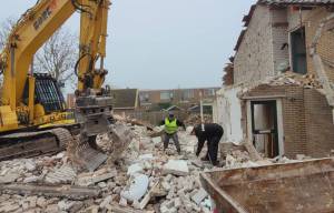 Burgerzin en Eendracht in Akkrum voor de kerst plat