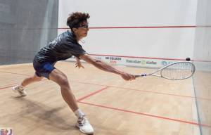 Yago Origel Koers uit Nes (H) naar WK squash in Canada