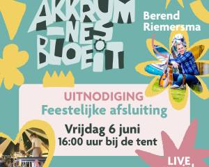 Feestelijke afsluiting Bloeiweek Akkrum-Nes met live-muziek