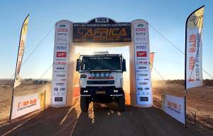Akkrumers met Dakar-truck tweede in Africa Eco Race