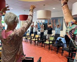 Heren laten het afweten bij oudergym in Akkrum-Nes