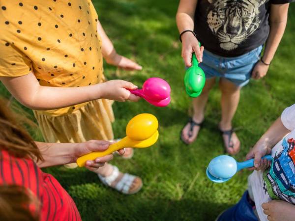 Sport- en spelmiddag voor jeugd tijdens Akkrum-Nes Bloeit