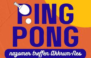 Ping Pong Akkrum-Nes zoekt nog twaalf spelers